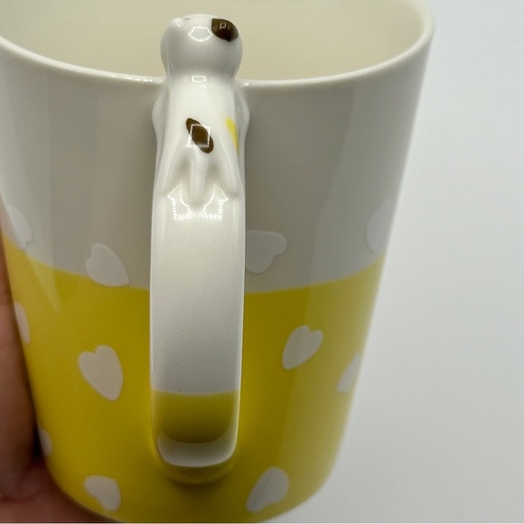 Genki Cats Coffee Cup With Cat Peeking Handle 12 fl oz Kitten Neko Design - Picture 6 of 9